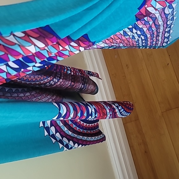 Maxi Women's Long Open String back Dress SZ L - Picture 13 of 13